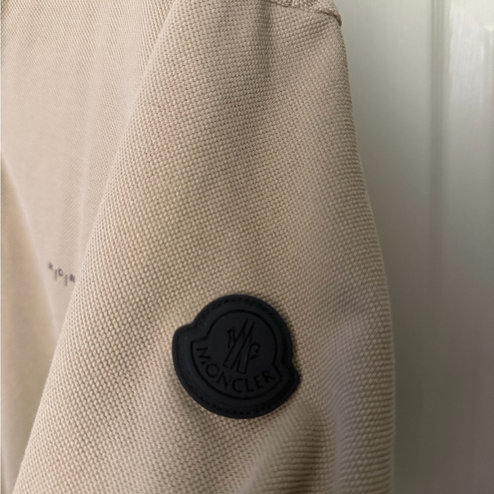 Moncler Taupe Polo Shirt